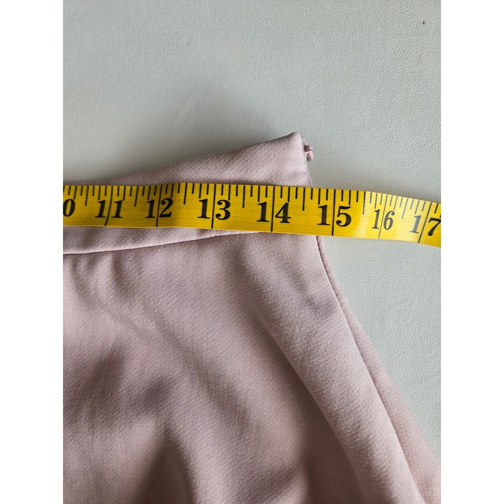 Zara Pink Mauve High Rise Layered Ruffle Skort Shorts Sz M Balletcore Soft Girl - Picture 7 of 9